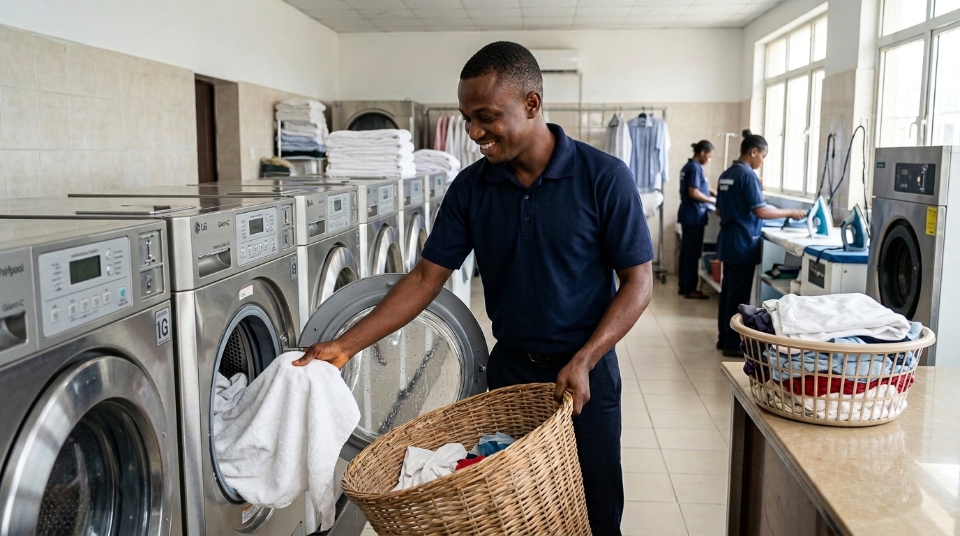 Wash Only Laundry Service in Lagos